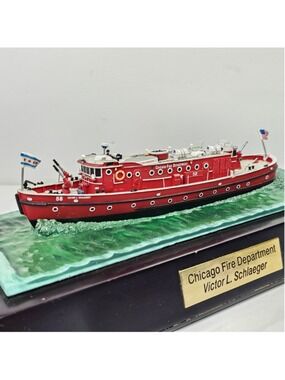 Code 3 Chicago Fireboat Victor L. Schlaeger with Defects, READ